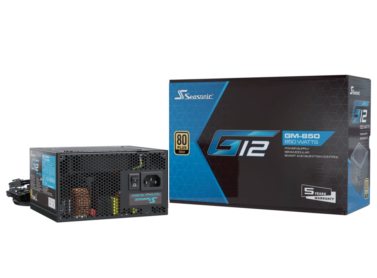 Seasonic G12 GM - 850 Power Supply 850 Watts | A851GMAFH - Vektra Computers LLC Seasonic G12 GM - 850 Power Supply 850 Watts | A851GMAFH - Vektra Computers LLC